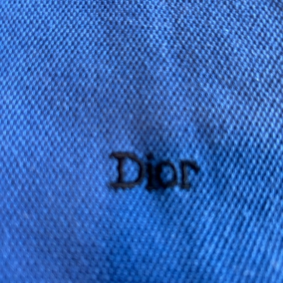 Dior Blue Track Sweater with Textured Fabric - Picture 4 of 10